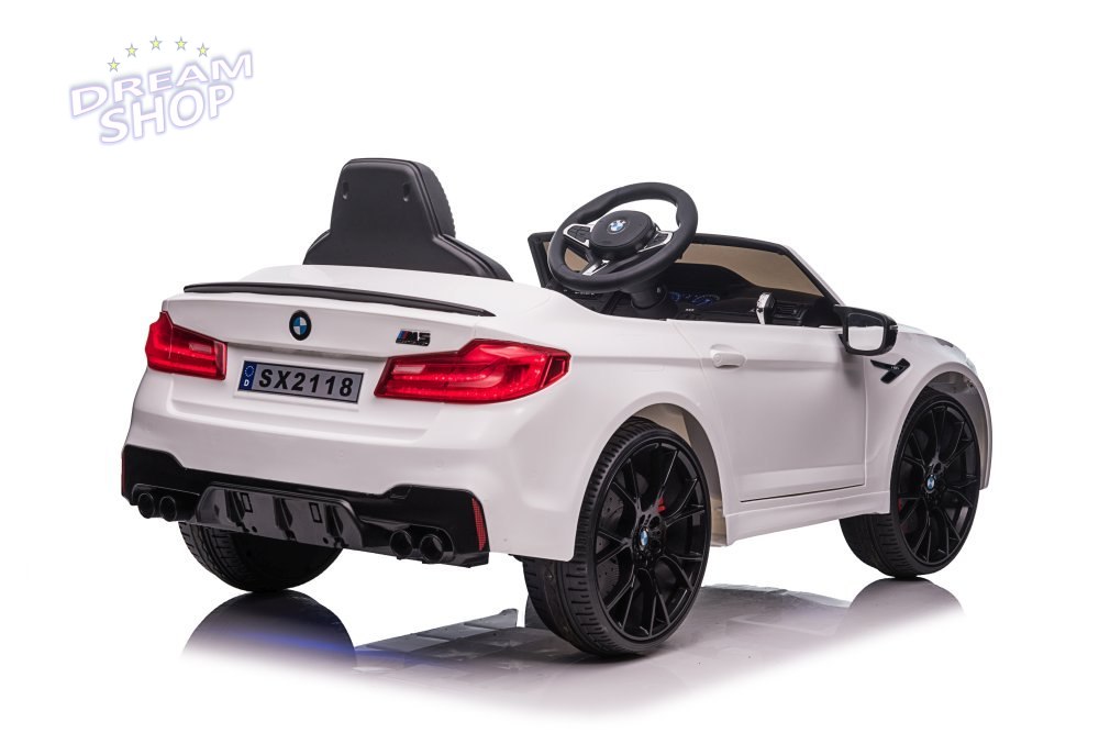 Pojazd Na Akumulator BMW M5 Biały Pojazd Na Akumulator BMW M5 Biały