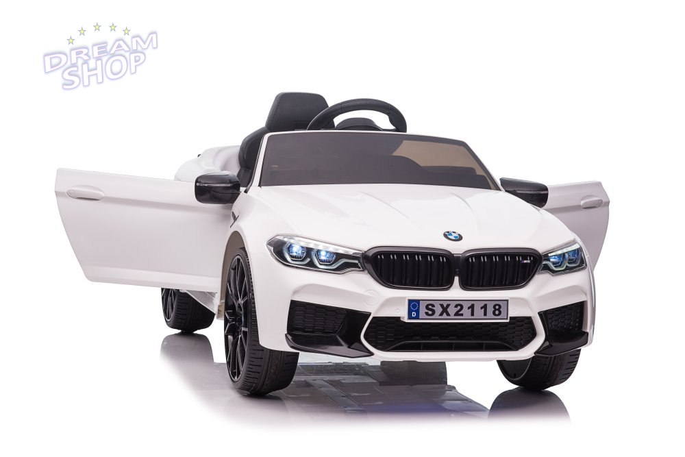 Pojazd Na Akumulator BMW M5 Biały Pojazd Na Akumulator BMW M5 Biały