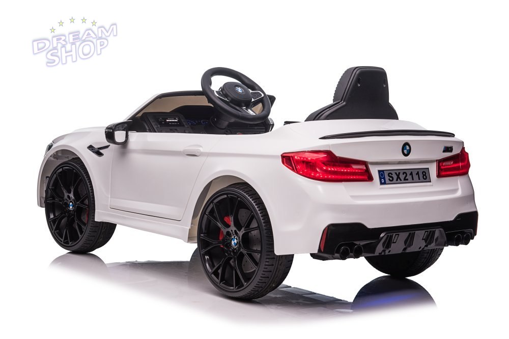 Pojazd Na Akumulator BMW M5 Biały Pojazd Na Akumulator BMW M5 Biały
