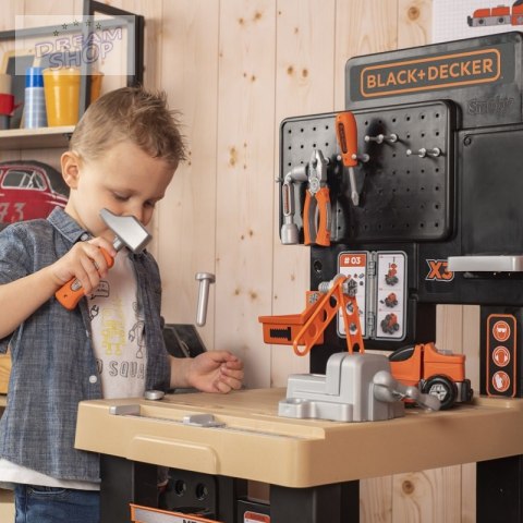 SMOBY Black&Decker Mega Warsztat Hydraulik Malarz 3w1 100 Akcesorii SMOBY Black&Decker Mega Warsztat Hydraulik Malarz 3w1 100 Akcesorii