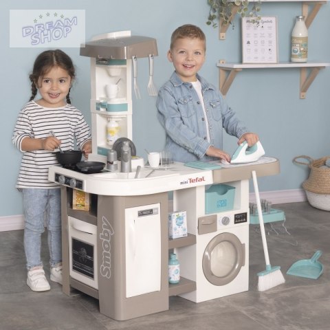 SMOBY Mini Tefal Studio Kuchnia z Pralką 36 Akcesoria SMOBY Mini Tefal Studio Kuchnia z Pralką 36 Akcesoria