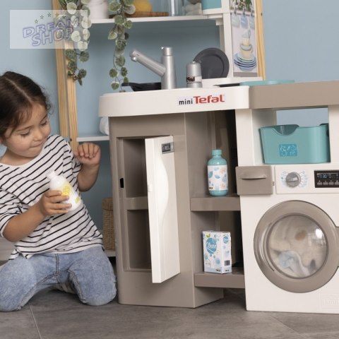 SMOBY Mini Tefal Studio Kuchnia z Pralką 36 Akcesoria SMOBY Mini Tefal Studio Kuchnia z Pralką 36 Akcesoria