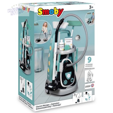 SMOBY Wózek Do Sprzątania z Odkurzaczem