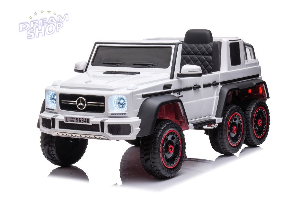 Auto Na Akumulator Mercedes Benz G63 6X6 Biały Auto Na Akumulator Mercedes Benz G63 6X6 Biały