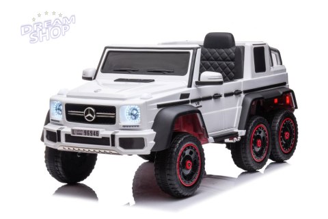 Auto Na Akumulator Mercedes Benz G63 6X6 Biały Auto Na Akumulator Mercedes Benz G63 6X6 Biały