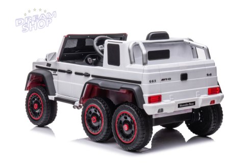Auto Na Akumulator Mercedes Benz G63 6X6 Biały Auto Na Akumulator Mercedes Benz G63 6X6 Biały