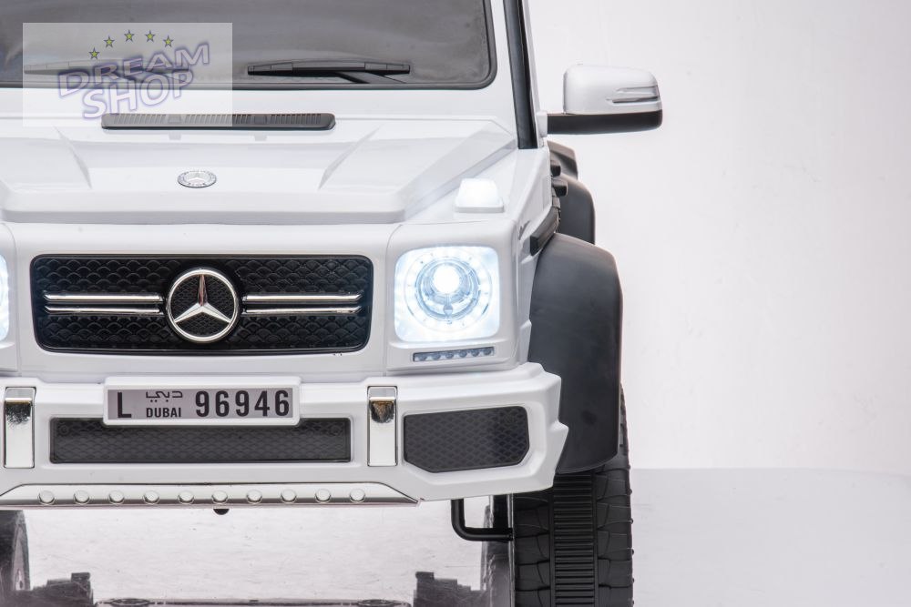 Auto Na Akumulator Mercedes Benz G63 6X6 Biały Auto Na Akumulator Mercedes Benz G63 6X6 Biały