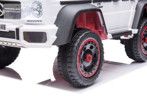 Auto Na Akumulator Mercedes Benz G63 6X6 Biały Auto Na Akumulator Mercedes Benz G63 6X6 Biały