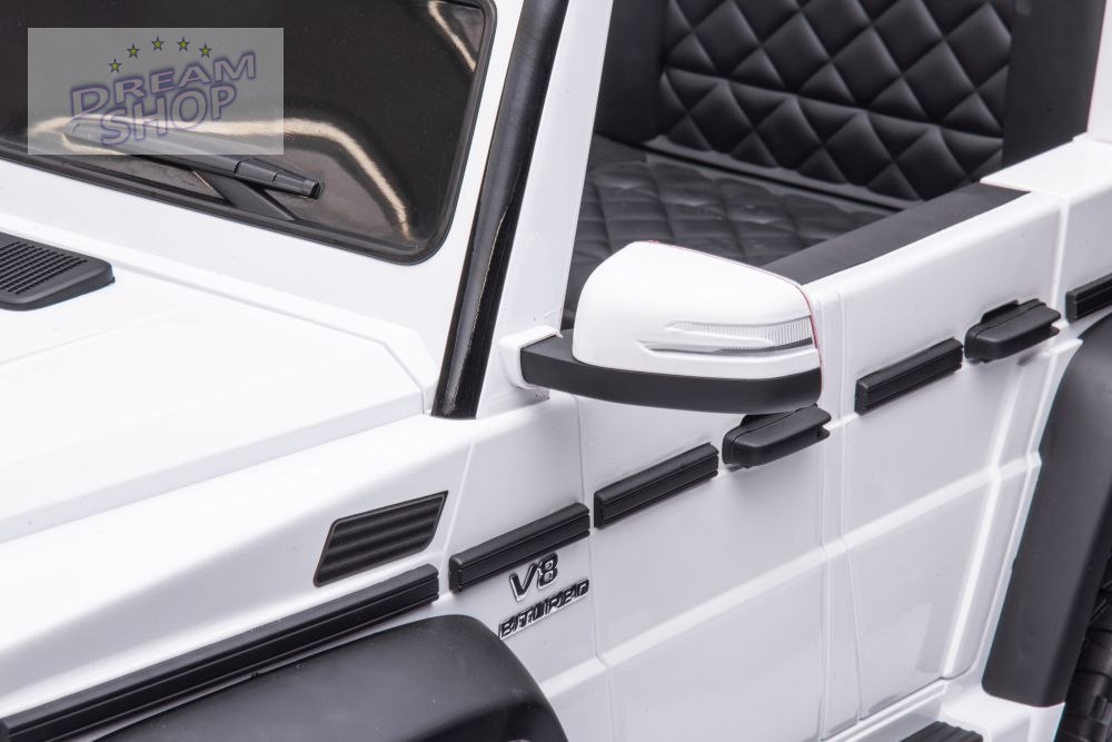 Auto Na Akumulator Mercedes Benz G63 6X6 Biały Auto Na Akumulator Mercedes Benz G63 6X6 Biały