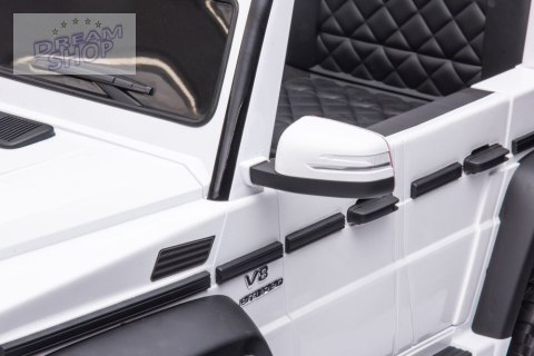 Auto Na Akumulator Mercedes Benz G63 6X6 Biały Auto Na Akumulator Mercedes Benz G63 6X6 Biały
