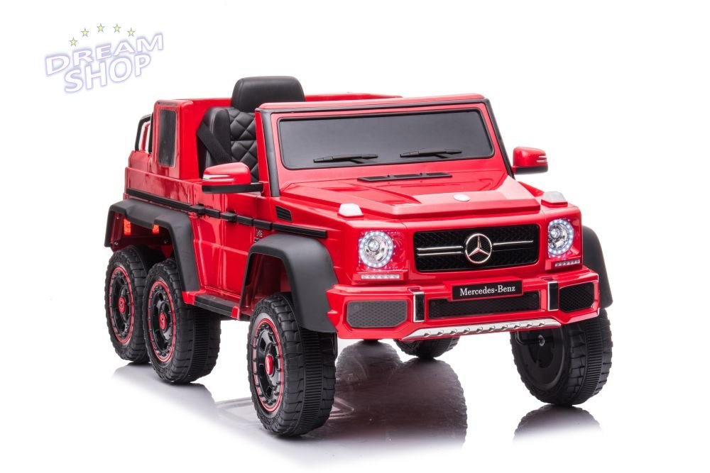 Auto Na Akumulator Mercedes Benz G63 6X6 Czerwony Auto Na Akumulator Mercedes Benz G63 6X6 Czerwony