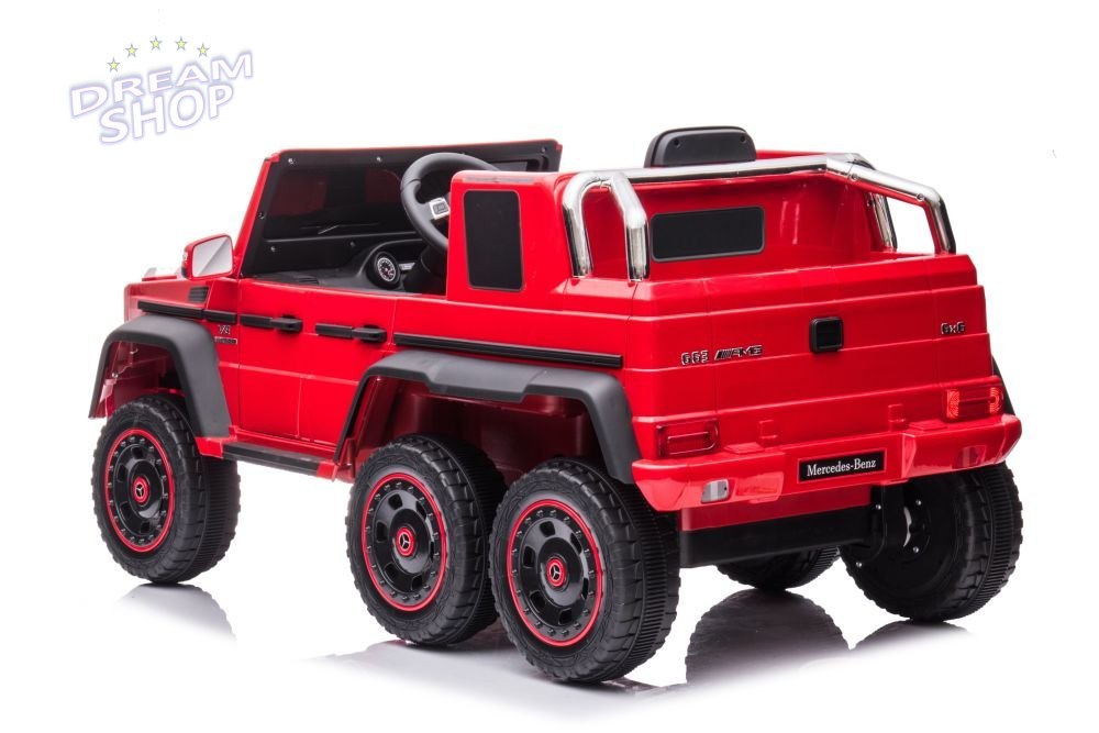 Auto Na Akumulator Mercedes Benz G63 6X6 Czerwony Auto Na Akumulator Mercedes Benz G63 6X6 Czerwony