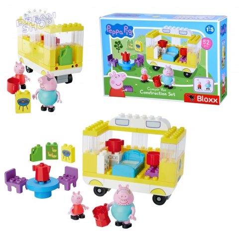 BIG Kamper Klocki Swinka Peppa Bloxx 54 el + 4 figurki BIG Kamper Klocki Swinka Peppa Bloxx 54 el + 4 figurki
