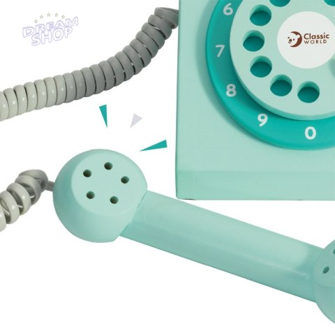 CLASSIC WORLD Klasyczny Drewniany Telefon dla Dzieci 4 el. CLASSIC WORLD Klasyczny Drewniany Telefon dla Dzieci 4 el.