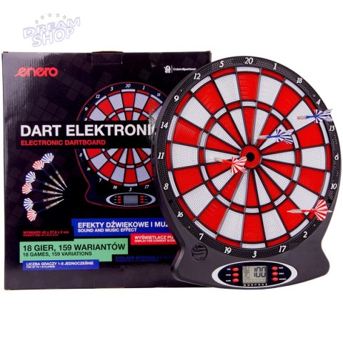Dart elektroniczny 43 cm czerwony Dart elektroniczny 43 cm czerwony