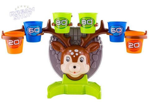 Gra Zręcznościowa Rzucanie Piłeczką Piłką Do Kosza Do Celu, Jelonek + Akcesoria, Deer Bounce Game