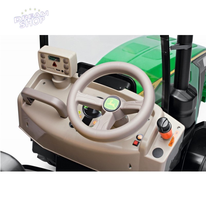 Peg Perego Duży traktor na akumulator JOHN DEERE DUAL FORCE Peg Perego Duży traktor na akumulator JOHN DEERE DUAL FORCE