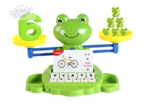 Gra Nauka Liczenia Oraz Angielskiego - Równoważnia Waga Szalkowa Żabka Żaba - Frog Balance Gra Nauka Liczenia Oraz Angielskiego - Równoważnia Waga Szalkowa Żabka Żaba - Frog Balance