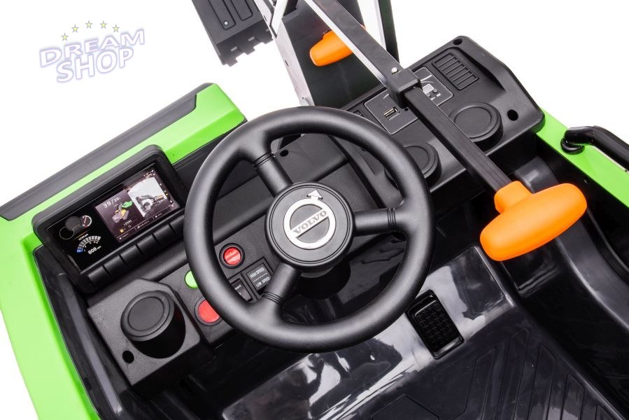 Koparka Na Akumulator Volvo DK-VE888 Zielona Koparka Na Akumulator Volvo DK-VE888 Zielona