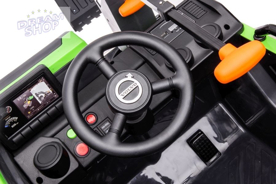 Koparka Na Akumulator Volvo DK-VE888 Zielona Koparka Na Akumulator Volvo DK-VE888 Zielona