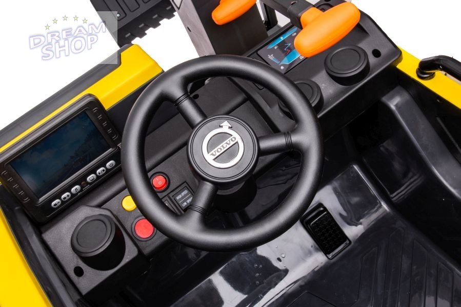 Koparka Na Akumulator Volvo DK-VE888 Żółta Koparka Na Akumulator Volvo DK-VE888 Żółta
