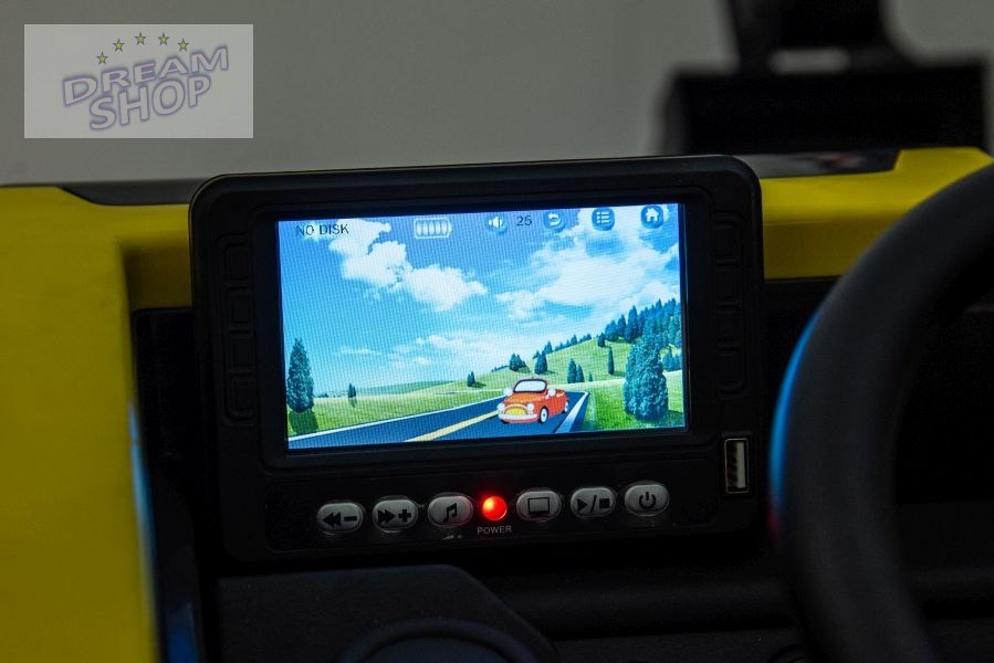 Koparka Na Akumulator Volvo DK-VE888 Żółta Koparka Na Akumulator Volvo DK-VE888 Żółta