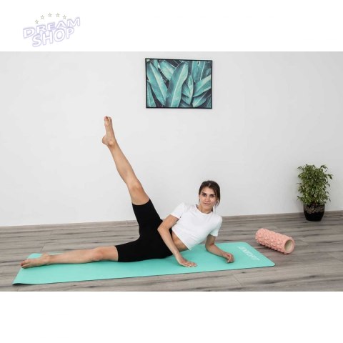 Mata TPE do Jogi i fitness miętowo-szara Mata TPE do Jogi i fitness miętowo-szara