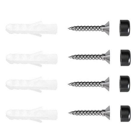 Reling kuchenny z haczykami SIVAS czarny