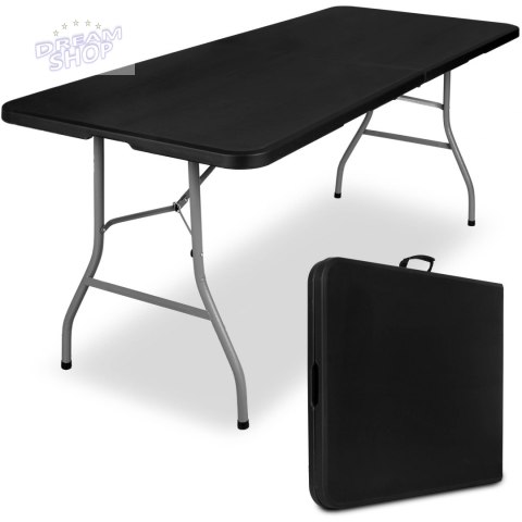 Stół cateringowy FETA BLACK składany w walizkę - 180 cm Stół cateringowy FETA BLACK składany w walizkę - 180 cm