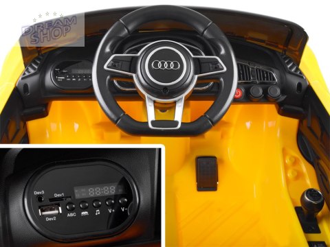 Autko na akumulator AUDI R8 Spyder + pilot PA0182 Autko na akumulator AUDI R8 Spyder + pilot PA0182