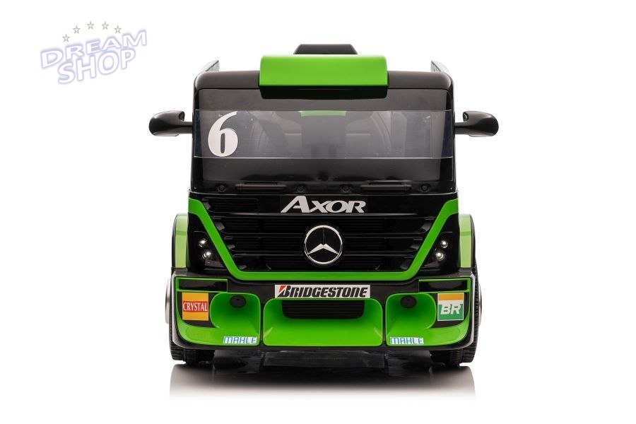 Auto Na Akumulator Mercedes + Naczepa XMX622B Zielony LCD Auto Na Akumulator Mercedes + Naczepa XMX622B Zielony LCD