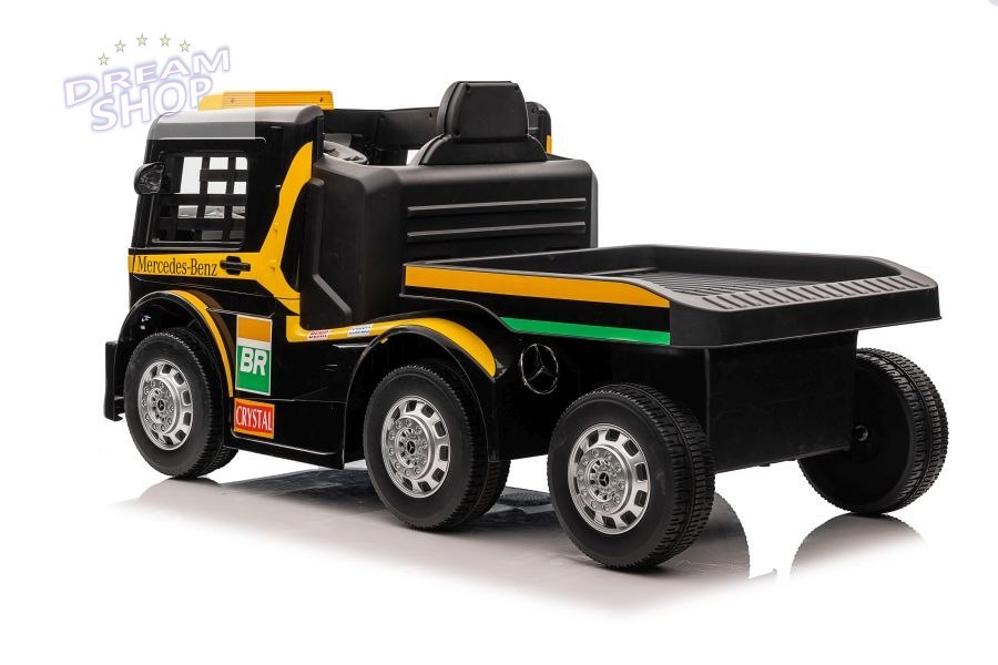 Auto Na Akumulator Mercedes + Naczepa XMX622B Zółty LCD Auto Na Akumulator Mercedes + Naczepa XMX622B Zółty LCD