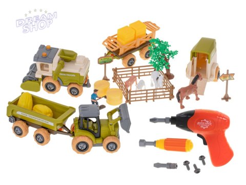 Gospodarstwo rolne farma kombajn siewnik do skręcenia Gospodarstwo rolne farma kombajn siewnik do skręcenia