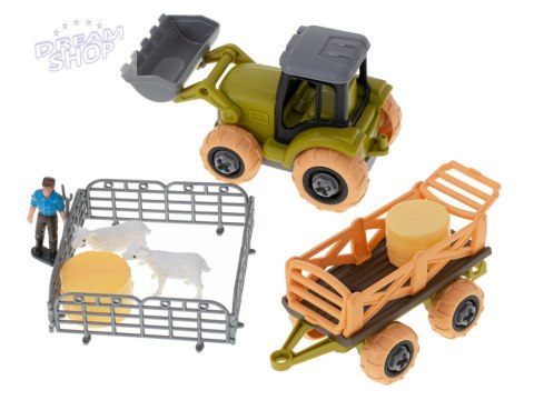 Gospodarstwo rolne farma traktor do skręcenia