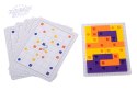 Gra logiczna układanka tetris + karty