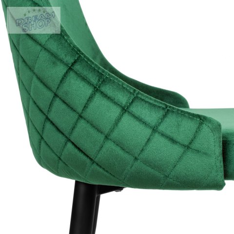 Krzesło VERMONT ciemnozielone Velvet Krzesło VERMONT ciemnozielone Velvet
