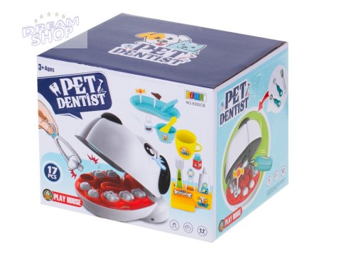 Pies u dentysty chory ząbek wylecz zęba