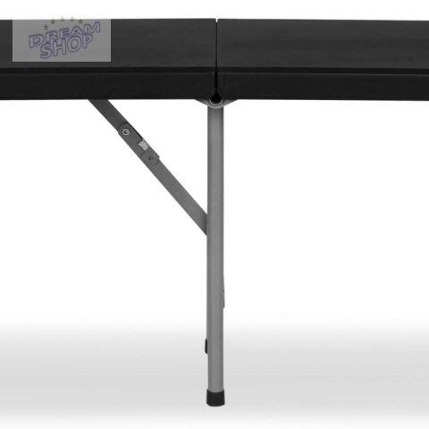 Zestaw cateringowy FETA BLACK stół 180 cm + 2 ławki