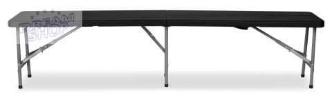 Ławka cateringowa składana w walizkę 180 cm czarna Ławka cateringowa składana w walizkę 180 cm czarna