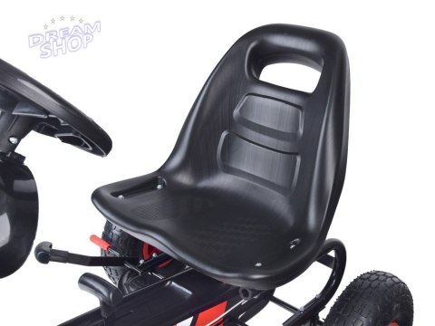 Sportowy GOKART na pedała pompowane koła SP0531 Sportowy GOKART na pedała pompowane koła SP0531