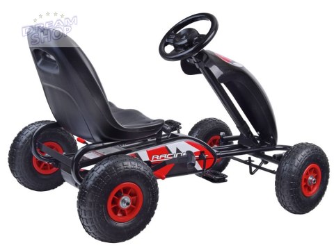 Sportowy GOKART na pedała pompowane koła SP0531 Sportowy GOKART na pedała pompowane koła SP0531