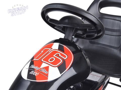 Sportowy GOKART na pedała pompowane koła SP0531 Sportowy GOKART na pedała pompowane koła SP0531