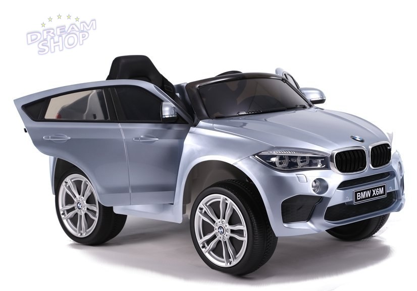 Auto na Akumulator BMW X6 Srebrny Lakierowany Auto na Akumulator BMW X6 Srebrny Lakierowany