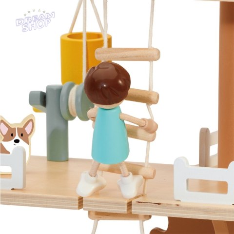 CLASSIC WORLD Drewniany Domek na Drzewie dla Lalek 31 el. CLASSIC WORLD Drewniany Domek na Drzewie dla Lalek 31 el.