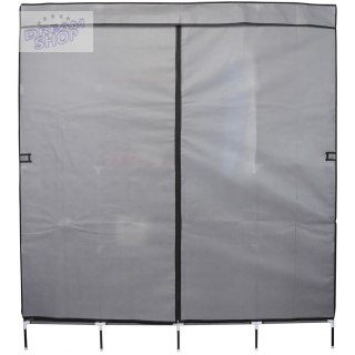 Garderoba szafa tekstylna 168x45x172 cm ciemnoszara