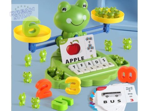 Gra Nauka Liczenia Oraz Angielskiego - Równoważnia Waga Szalkowa Żabka Żaba - Frog Balance Gra Nauka Liczenia Oraz Angielskiego - Równoważnia Waga Szalkowa Żabka Żaba - Frog Balance
