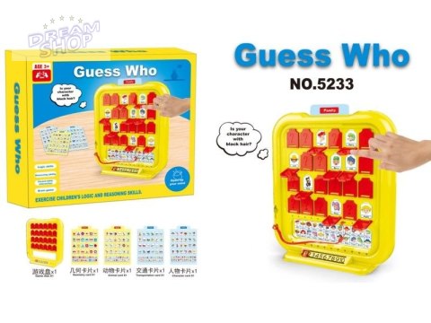 "Guess Who" Gra Pamięciowa "Zgadnij Kto?" Tablica Edukacyjna "Guess Who" Gra Pamięciowa "Zgadnij Kto?" Tablica Edukacyjna