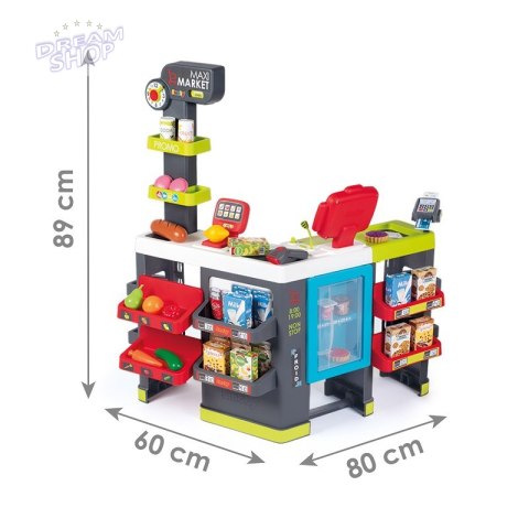 SMOBY Maximarket z Wózkiem i Kasą Sklep SMOBY Maximarket z Wózkiem i Kasą Sklep