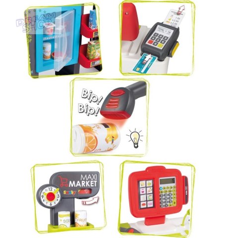 SMOBY Maximarket z Wózkiem i Kasą Sklep SMOBY Maximarket z Wózkiem i Kasą Sklep