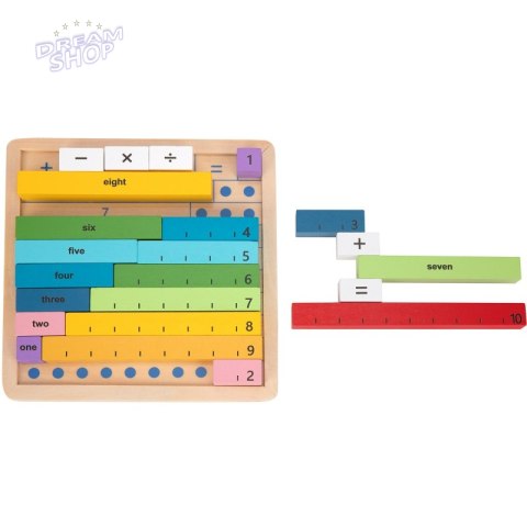 Tooky Toy Drewniana Tablica Matematyczna Nauka Liczenia Liczydło Tooky Toy Drewniana Tablica Matematyczna Nauka Liczenia Liczydło